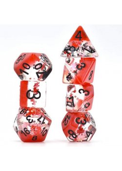 DICE 7-set: Red Dreamlike